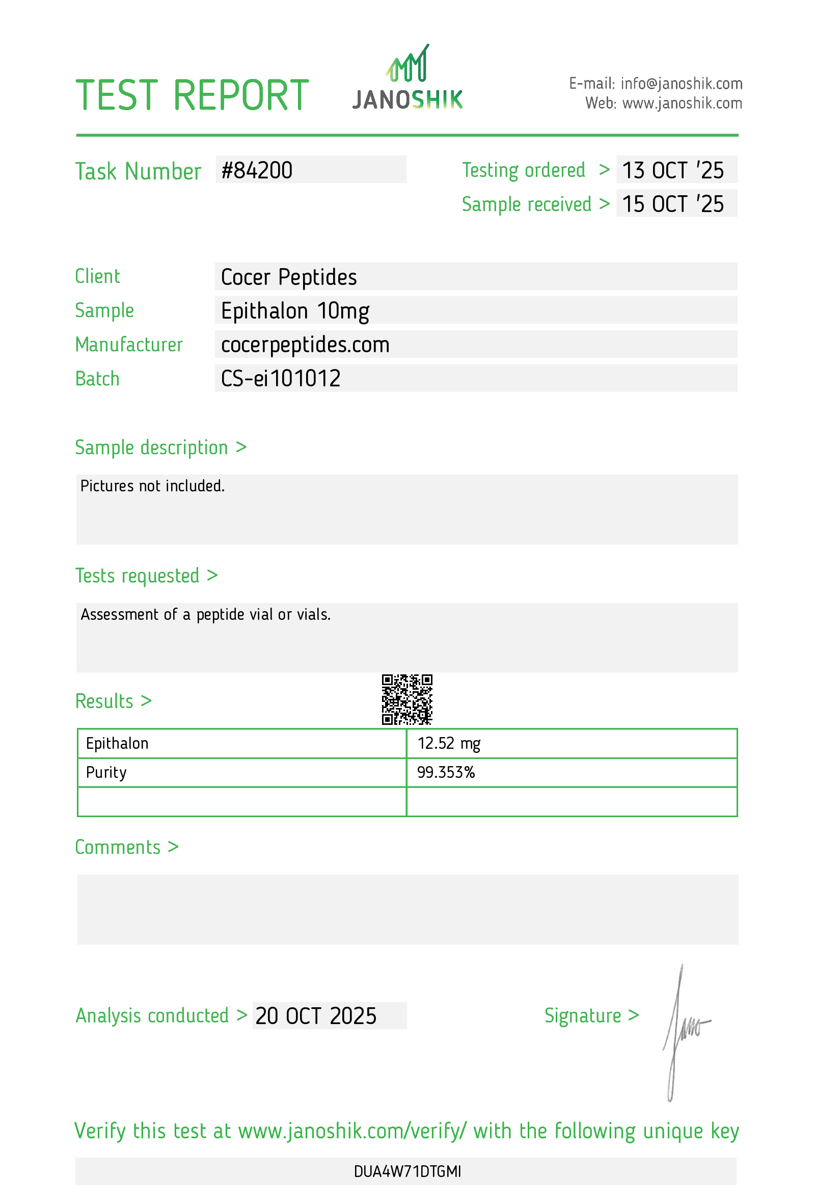 EPITALON 10mg - Image 2